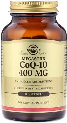 Solgar Megasorb CoQ-10 400 mg 60 Softgels