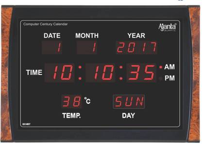 AJANTA Digital 30 cm X 40 cm Wall Clock
