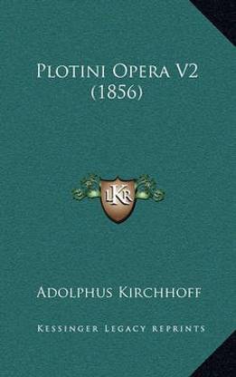Plotini Opera V2 (1856)