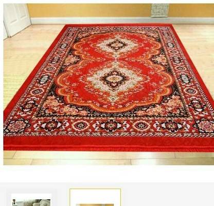 JUSTWAY Orange Jute Carpet