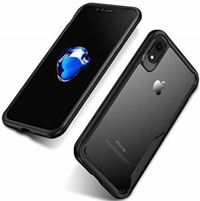 TARKAN Back Cover for Fusion Protective Hard Bumper Back Case Cover for Apple iPhone XR 10 R (Black)