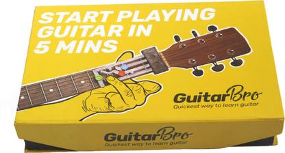 Guitar Bro Beginner's Guitar Learning System Clutch Guitar Capo