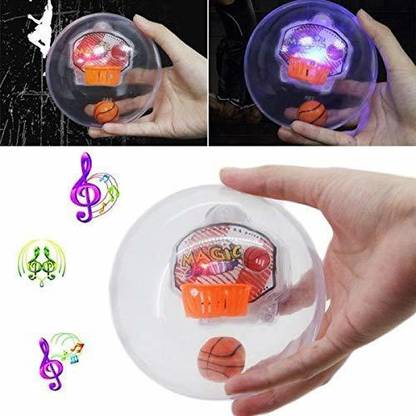 Plutofit Portable Handheld Electronic Basketball Game with LED Light and Music