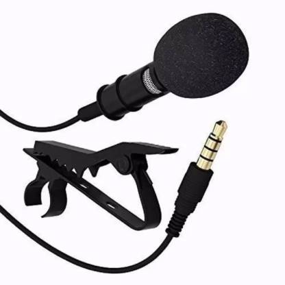 AMUSING Best Quality 3.5mm Clip Microphone Clear Voice For Youtube | Collar Mike for Voice Recording | Lapel Mic Mobile, PC, Laptop, Android Smartphones, DSLR Camera Microphone