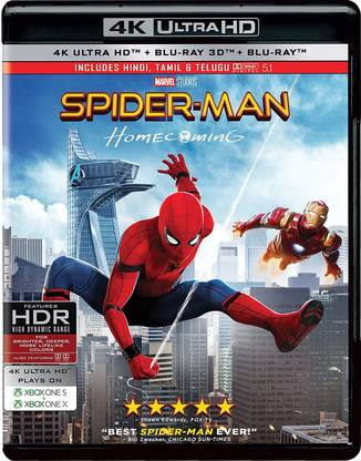 Spider-Man: Homecoming (4K UHD + Blu-ray 3D + Blu-ray) (3-Disc)