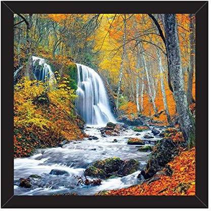 Paper Plane Design Framed Nature Wall Painting Art For Living Room And Bedroom 12 X Inch Black Frame Digital Reprint In India - Wall Painting Nature Design Paper Plane Design Framed Nature Wall Painting Art For Living Room And Bedroom 12 X Inch Black Frame Digital Reprint In India - Wall Painting Nature Design