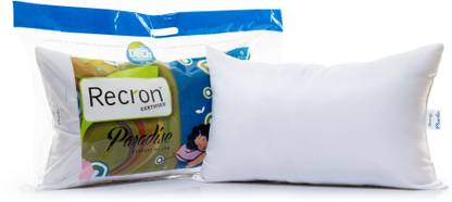 RECRON CERTIFIED Polyester Fibre Solid Sleeping Pillow Pack of 5
