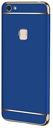 MobiTussion Back Cover for 3in1 Anti-Finger Print 360 Degree Protection 3D Coating Back Cover case for Vivo V7 Plus