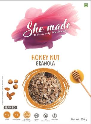 She Made Honey Nut Granola (Pack of 2) Pouch