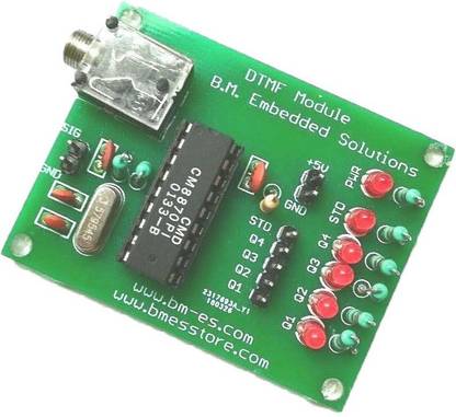 BMES Electronics MT8870 DTMF Voice Decoding Module DTMF Decoder Micro Controller Board Electronic Hobby Kit