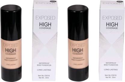 INCOLOR Exposed High Coverage Foundation - 1 & 2, Each Of 30ml, Foundation