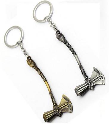 Wescon New Avengers Real Thor Stormbreaker (Golden And Silver ) Key Chain