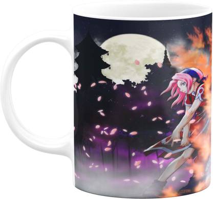 Flair Print Sakura Anime FPM012 Printed Ceramic Coffee Mug