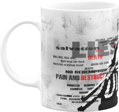 Flair Print Naruto – Sasuke Quotes FPM025 Printed Ceramic Coffee Mug
