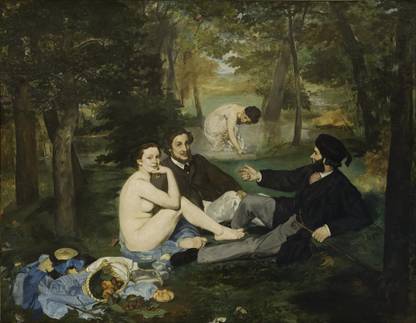 NEW ANJANI ART GALLERY Edouard Manet Luncheon on the Grass Digital Reprint 36 inch x 48 inch Painting