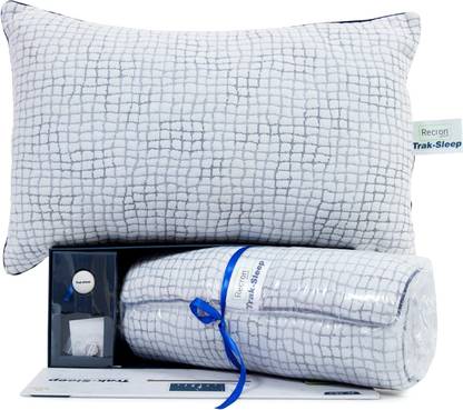 RECRON CERTIFIED Polyester Fibre Bed/Sleeping Pillow Pack of 1 N.A.