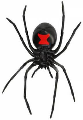 टाइनाइटेल Toy Black Widow Spider Insect Toy
