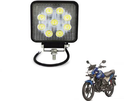 MOCKHE VLB-NS-SQR9LD1P-38 CB Sh n SP Headlight Motorbike LED for Honda (12 V, 27 W)