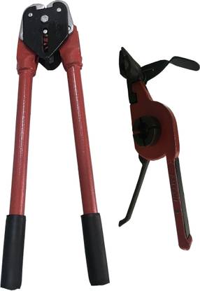 Engarc Box Packing Machine Red Heavy Duty Strapping Tool Set Manual Crimper