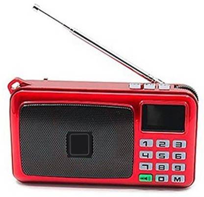 CRETO SM-53 Porable FM Radio With LED Torch Support AUX, USB and Sd Card FM Radio