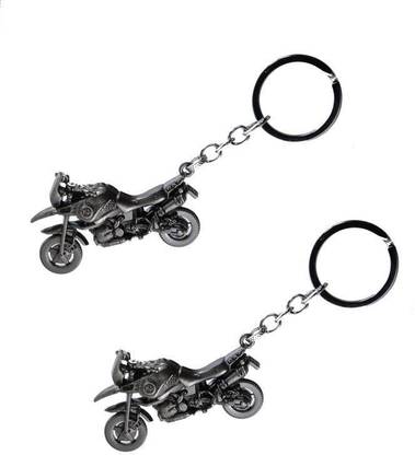 V P ENTERPRISES Black color PUBG Bike Design 2 Key Chain