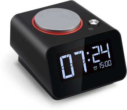 Homtime Digital Black Clock