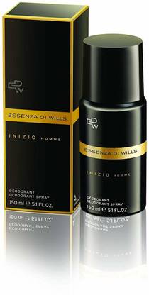 ESSENZA DI WILLS Inizio Homme Deodorant, 150ml Deodorant Spray  -  For Men