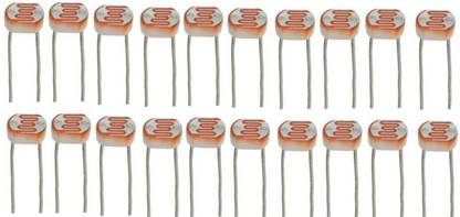 TechWiz 20 X LDR Photocell Sensor LIGHT DEPENDENT RESISTOR for Projects Electronic Components Electronic Hobby Kit