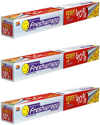 Freshwrapp Pack of 3 Aluminium Foil