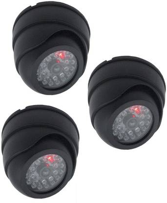 MOHAK 3 Pack Dome Dummy Fake Infrared IR CCTV Surveillance Security Cameras Security Camera