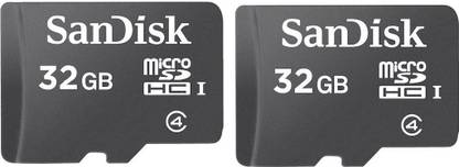 SanDisk SDSDQ-032G-AFFP WH 10 32 gb memory card combo 32 GB MicroSDHC Class 10 85 MB/s  Memory Card Compatible with Mobile