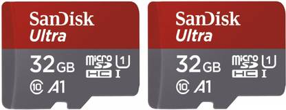 SanDisk SDSQUAR-032G-GN6MA WH 11 32 gb memory card combo 32 GB MicroSDHC Class 10 85 MB/s  Memory Card Compatible with Mobile