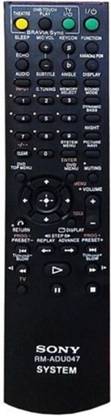 SONY AV SYSTEM/HOME THEATER RM-ADU047 sony home theater, sony av system, sony music system Remote Controller