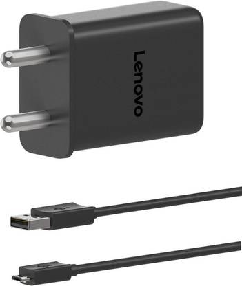 Lenovo 15 W 3 A Wall Charger for Mobile with Detachable Cable