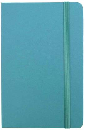 JAM Paper Hardcover Notebook with Elastic Band A2 Notebook Ruled 100 Pages