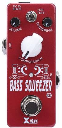 Xvive B1 Distortion Guitar Effects Pedal Bass Squeezer Guitar Processor