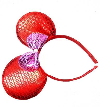 Proplady Disney Collection Shimmery Stylish Mickey Mouse Ears Hair Band Hair Band