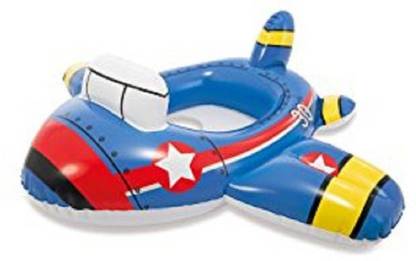 INTEX Multi Color Inflatable Baby Swimming Aeroplane Floater 1 To 2 Years Inflatable Pool Accessory