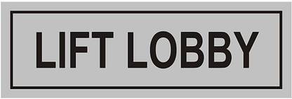 G&G Plastic LIFT LOBBY-sign board,Standard thickness,Stainless Steel sheet material with Eatching(Engraving) Name Plate