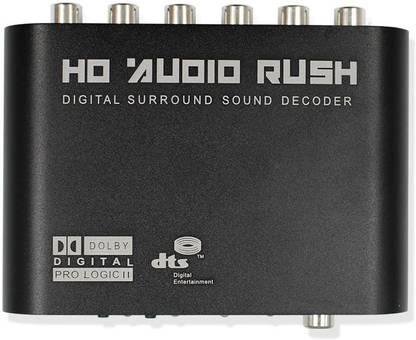 Tobo Digital to Analog 6 RCA HD Surround Sound HD 5.1 Audio Decoder. TD-568H Media Streaming Device