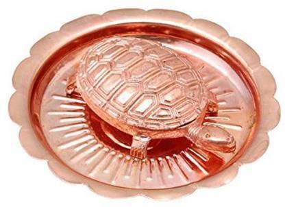 Dharma Tattva Feng Shui Metal Tortoise ,Turtle Plate Yantra Vastu Feng Sui Decorative Showpiece  -  1.27 cm