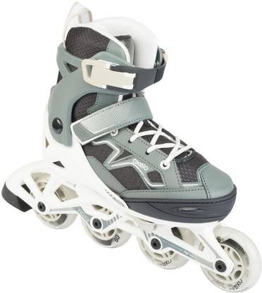 Oxelo by Decathlon KIDS INLINE ROLLER SKATES FIT 3 JR GREY In-line Skates - Size 29/32 Euro