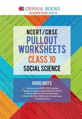 Oswaal Ncert & Cbse Pullout Worksheets Class 10 Social Science