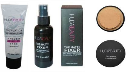 Huda Beauty MATTE FIXER Primer and compact