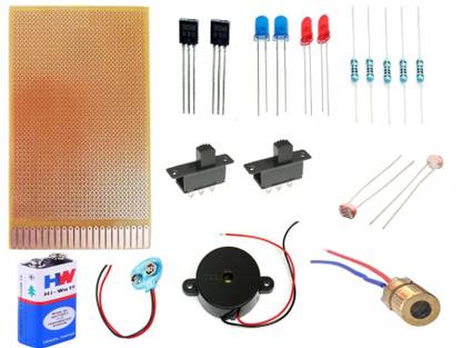 DENGINEERS LASER SECURITY ALARM Security Circuit and Motion Detector Electronic Hobby Kit