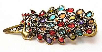 Shining Diva Peacock Hair Accessories Hair Clip Hair Clip