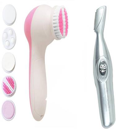Zooper 5 IN 1 Compact Beauty Face Massager and Cordless Trimmer