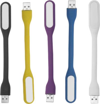 Flipkart SmartBuy Portable and Flexible for Notebook, Laptop, Power Bank (Multi-color Pack of 5) USB Led Light