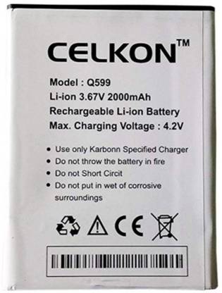 Celkon Mobile Battery For  Celkon Q599 UFEEL
