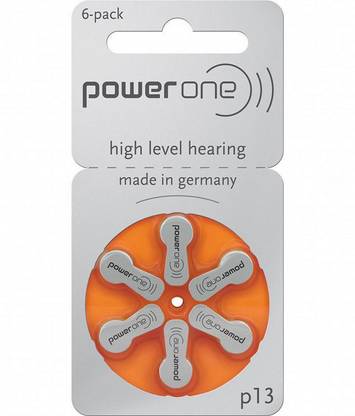 Power one Hearing Aid Battery Size 13 36Nos (6 X 6 Pack) 36 Nos, P13 Stethoscope Case